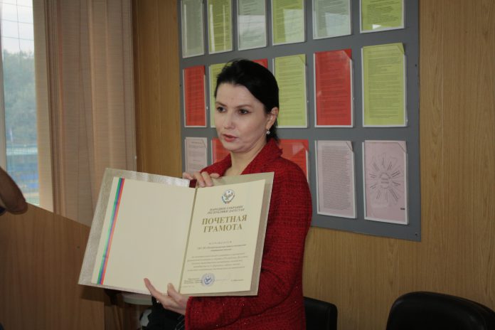 Наша школа получила Почетную грамоту парламента Дагестана