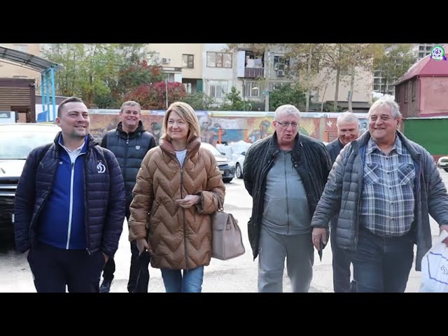 Школу посетили гости из академии «Динамо Москва»